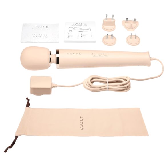le Wand - vibrador massageador recarregável elétrico - bege