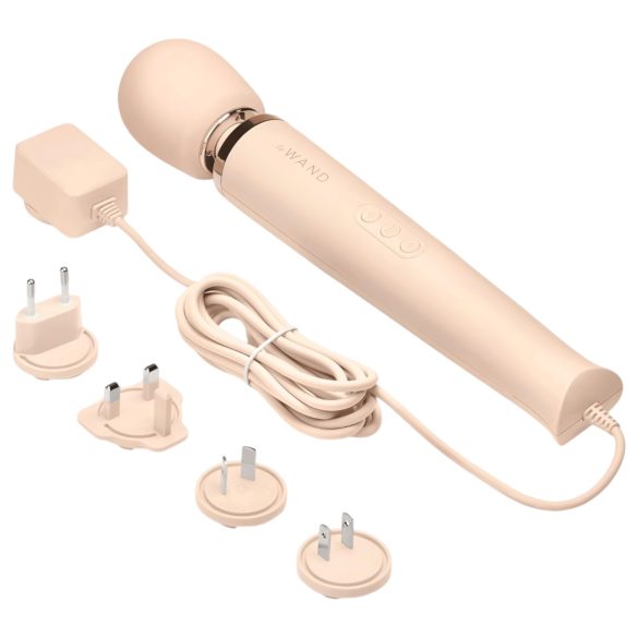 le Wand - vibrador massageador recarregável elétrico - bege