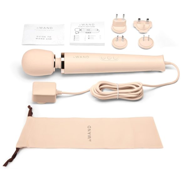 le Wand - vibrador massageador recarregável elétrico - bege