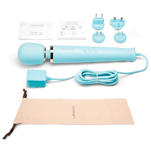 le Wand - vibrador massageador elétrico exclusivo - azul