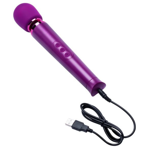 le Wand Petite - massageador vibrador recarregável - silicone roxo