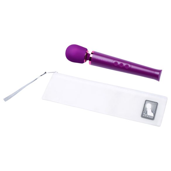 le Wand Petite - massageador vibrador recarregável - silicone roxo
