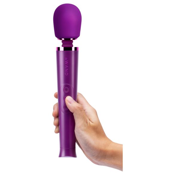 le Wand Petite - massageador vibrador recarregável - silicone roxo