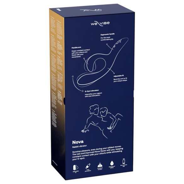 We-Vibe Nova 2 - vibrador duplo clitóris recarregável Bluetooth azul