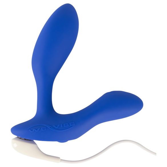 We-Vibe Vector+ - vibrador anal recarregável inteligente - silicone azul
