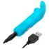 Happyrabbit - vibrador bullet recarregável com orelhas de coelho - azul
