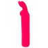 Happyrabbit - mini vibrador bullet recarregável com orelhas de coelho - rosa