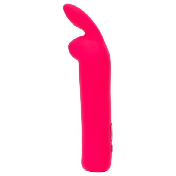 Happyrabbit - mini vibrador bullet recarregável com orelhas de coelho - rosa
