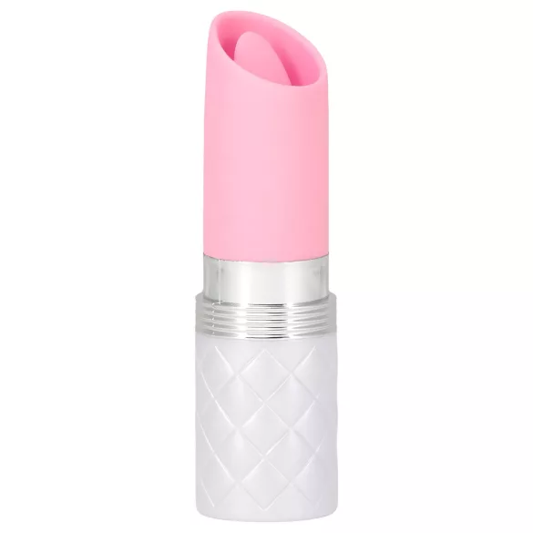 Pillow Talk Lusty - vibrador língua recarregável - silicone rosa