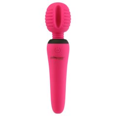   PalmPower - vibrador massageador recarregável - silicone rosa