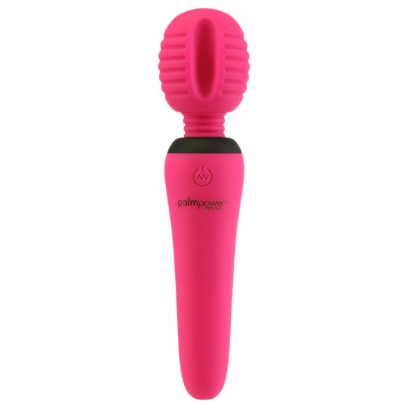 PalmPower - vibrador massageador recarregável - silicone rosa