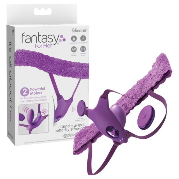 Fantasy For Her - Vibrador com Ponto G Integrado e Vestível (roxo)