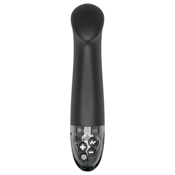 mystim - vibrador eletroestimulador ponto G - recarregável - preto