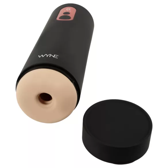 WYNE 08 masturbador pulsante de movimento vertical com ecrã LED