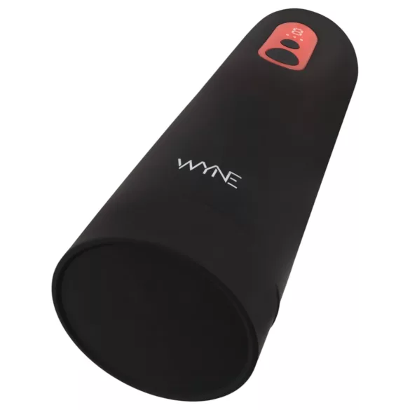 WYNE 08 masturbador pulsante de movimento vertical com ecrã LED
