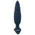 ANOS - vibrador anal com controle remoto - função empurrar - silicone azul