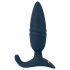ANOS - vibrador anal com controle remoto - função empurrar - silicone azul