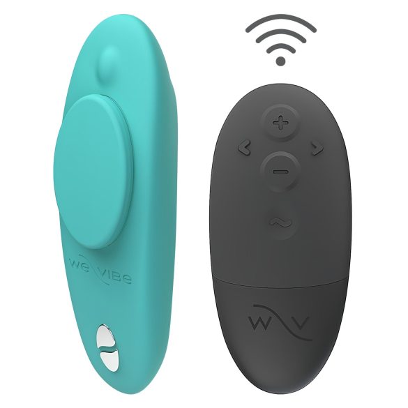 We-Vibe Moxie+ - vibrador de clitóris inteligente com controlo remoto (turquesa)