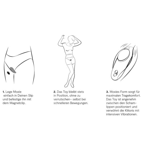 We-Vibe Moxie+ - vibrador de clitóris inteligente com controlo remoto (turquesa)