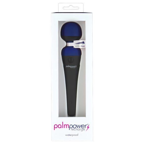 PalmPower recarregável - massageador vibrante (azul)