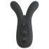 Smile - vibrador ponto G e próstata - controle remoto - silicone preto