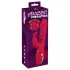 You2Toys - vibrador rabbit com anel rotativo - silicone vermelho