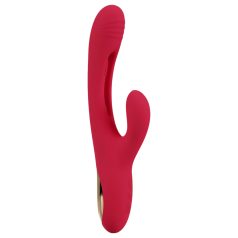   Smile - vibrador clitóris com língua - recarregável - silicone vermelho