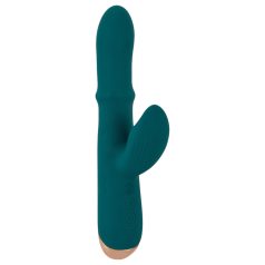 You2Toys - vibrador rabbit com anel - silicone turquesa