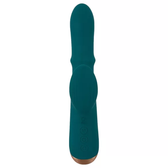 You2Toys - vibrador rabbit com anel - silicone turquesa