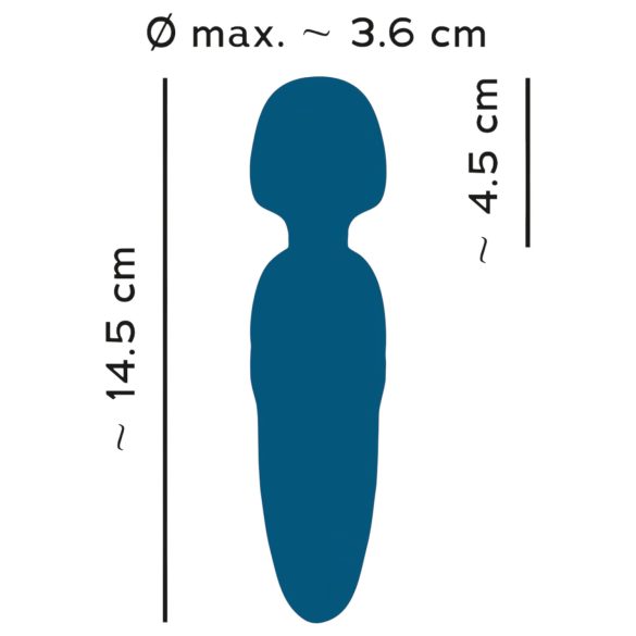 You2Toys Petite - vibrador massageador recarregável - azul