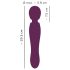 You2Toys Grande - vibrador massageador recarregável - silicone vermelho