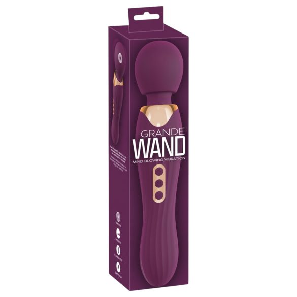 You2Toys Grande - vibrador massageador recarregável - silicone vermelho