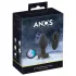 ANOS - plug anal com vibração e luz (preto)