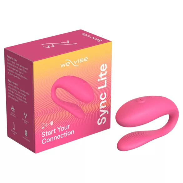 We-Vibe Sync Lite - Vibrador para casais com controlo por app e comando (cor-de-rosa)