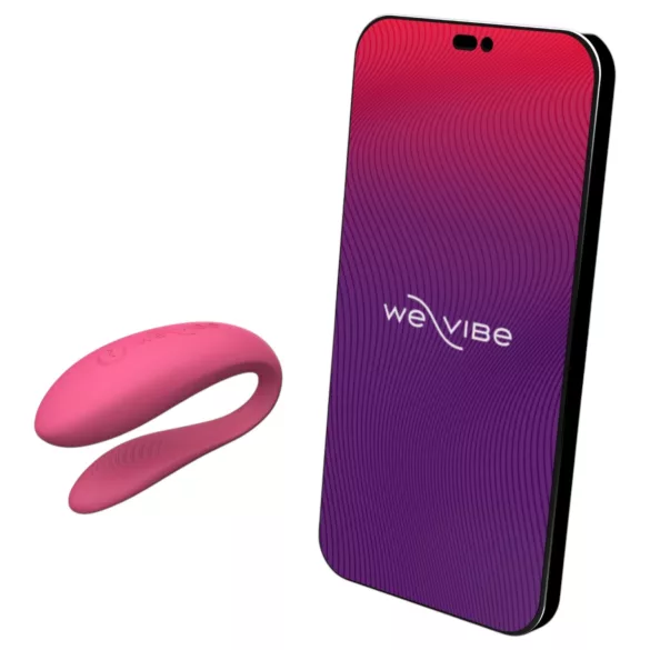 We-Vibe Sync Lite - Vibrador para casais com controlo por app e comando (cor-de-rosa)