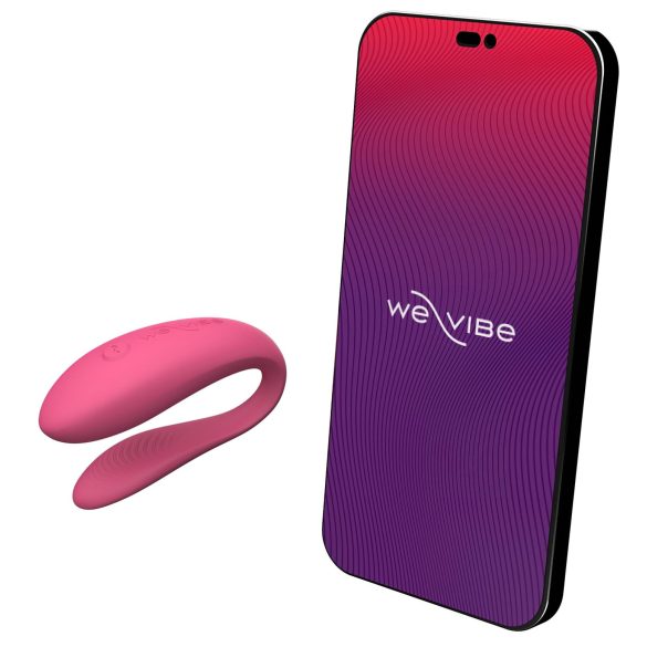 We-Vibe Sync Lite - vibrador para casais controlado por app - silicone rosa