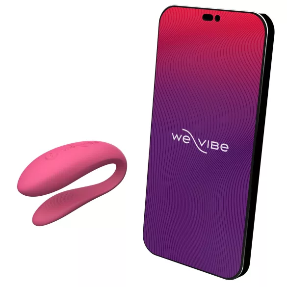 We-Vibe Sync Lite - Vibrador para casais com controlo por app e comando (cor-de-rosa)