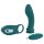 Couples Choice - vibrador 3 em 1 para casal - silicone turquesa