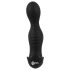 Rebel - vibrador próstata 2 em 1 com controle remoto - silicone preto