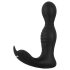 Rebel - vibrador próstata 2 em 1 com controle remoto - silicone preto