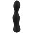 Rebel - vibrador próstata 2 em 1 com controle remoto - silicone preto