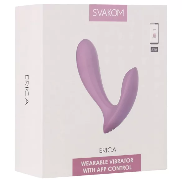 Svakom Erica - vibrador vestível feminino - controle remoto - rosa