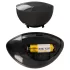 ANOS - Vibrador Anal Duplo (preto)