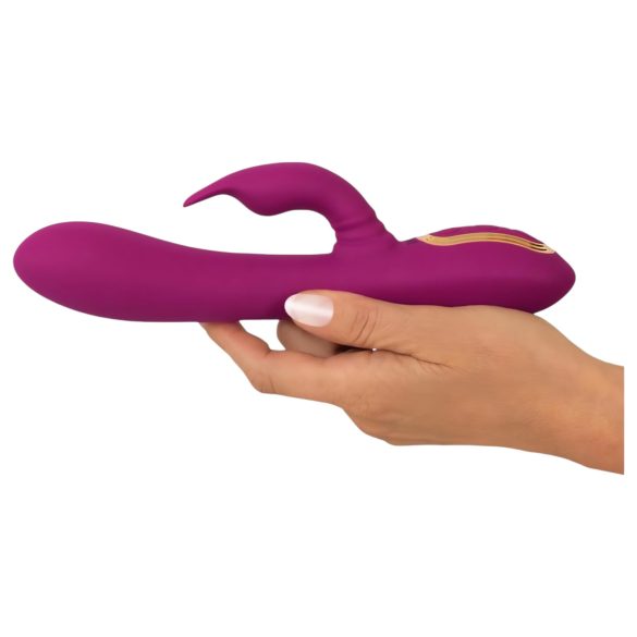 Javida - vibrador rotativo com pérolas 3 em 1 - silicone lilás