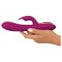 Javida - vibrador rotativo com pérolas 3 em 1 - silicone lilás