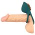 Couples Choice - vibrador casal 4 em 1 com controle remoto - silicone turquesa
