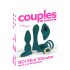 Couples Choice - vibrador casal 4 em 1 com controle remoto - silicone turquesa