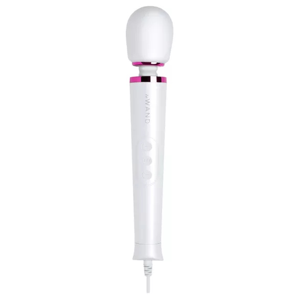 Le Wand Petite Plug-In - massageador vibrador recarregável elétrico branco