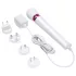 Le Wand Petite Plug-In - massageador vibrador recarregável elétrico branco