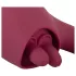 Javida - vibrador com língua 2 em 1 - silicone vermelho